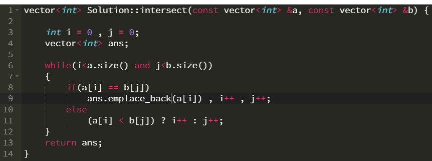 Simplest and easiest solution in C++ O(n) - Intersection Of Sorted ...